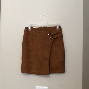 Suede Skirt